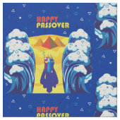 エジプトから出た過越のモーセとイスラエル人の出エジプト ファブリック (クローズアップ)