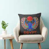 エジプトという言葉を持つエジプトのスカラブ クッション (椅子)