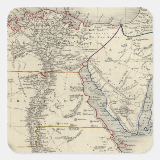 エジプトとアラビア スクエアシール (正面)