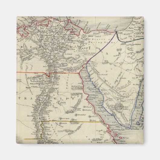 エジプトとアラビア マグネット (正面)