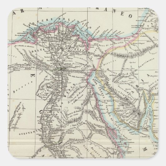 エジプトとサウジアラビア スクエアシール (正面)