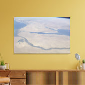 エジプトとシナイ半島の空中眺め キャンバスプリント (インサイチュ (リビング))