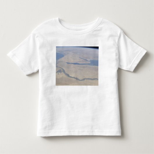 エジプトとシナイ半島の空中眺め トドラーTシャツ (正面)