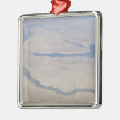 エジプトとシナイ半島の空中眺め メタルオーナメント (左)