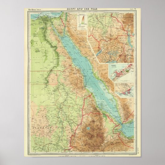 エジプトとナイル ポスター (正面)