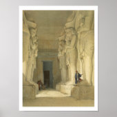 「エジプトとヌビア」から発掘されたGyshaの寺院 ポスター (正面)