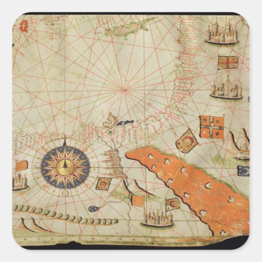 エジプトと紅海 スクエアシール (正面)