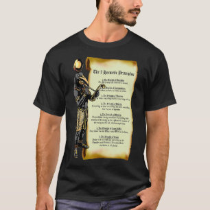 エジプトとGの7つのハーメチック原則 Tシャツ
