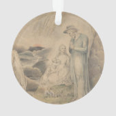 エジプトに飛行で休ませて下さい オーナメント (裏面)