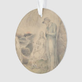 エジプトに飛行で休ませて下さい オーナメント (正面)