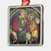 エジプトに飛行を描写する窓 メタルオーナメント (左)