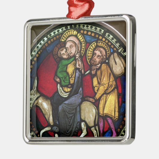 エジプトに飛行を描写する窓 メタルオーナメント (左)