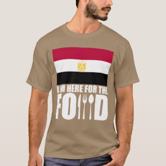 エジプトのお土産食品旅行の女性 Tシャツ