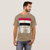 エジプトのお土産食品旅行の女性 Tシャツ (正面フル)