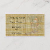 エジプトのはす花パピルス 名刺 (正面)