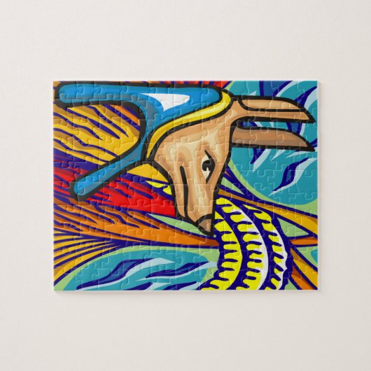 エジプトのアヌビス ジグソーパズル (横)