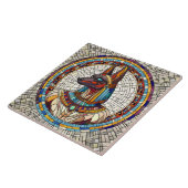 エジプトのアヌビス – モザイクアート タイル (側面)