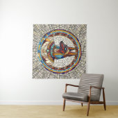 エジプトのアヌビス – モザイクアート タペストリー (インサイチュ(横))