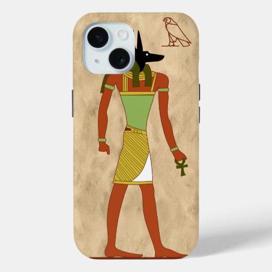 エジプトのアヌビス Case-Mate iPhoneケース (裏面)