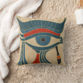 エジプトのアールデコの目 クッション (ブランケット)