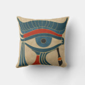 エジプトのアールデコの目 クッション (裏面)