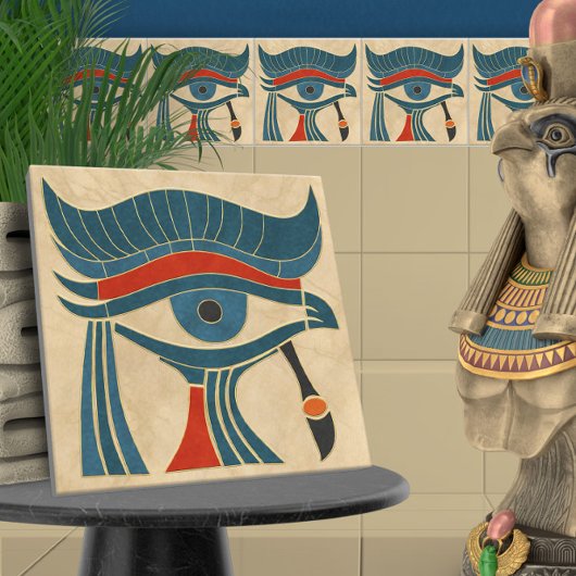 エジプトのアールデコの目 タイル
