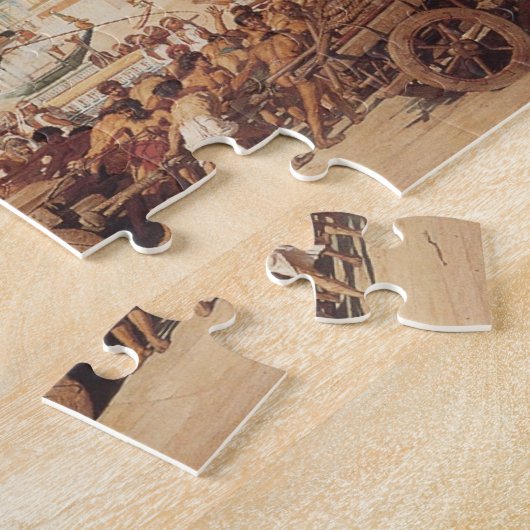 エジプトのイスラエル共和国 ジグソーパズル (側面)