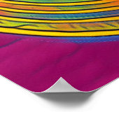 エジプトのウォールアート「キング・トゥの輝ユニークき」 ポスター (角)