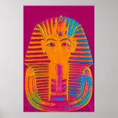 エジプトのウォールアート「キング・トゥの輝ユニークき」 ポスター (正面)