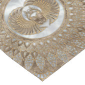 エジプトのオオタマオシコガネのカブトムシのパステルの金 ショートテーブルランナー (コーナー)