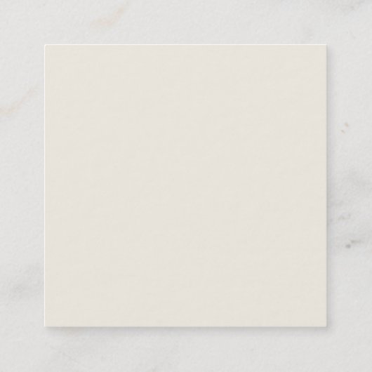 エジプトのオオタマオシコガネのカブトムシの-銀製および青いガラス スクエア名刺 (裏面)