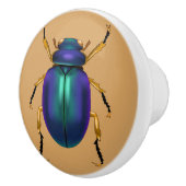 エジプトのオオタマオシコガネのカブトムシ セラミックノブ (右)