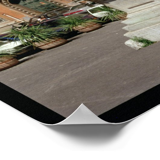 エジプトのオベリスクを持つ象, 1667 ポスター (角)