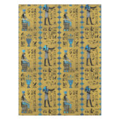 エジプトのオーナメントの記号パターン テーブルクロス (正面)