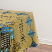 エジプトのオーナメントの記号パターン テーブルクロス (インサイチュ)