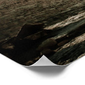 エジプトのカイロにあるギザのピラミッド ポスター (角)