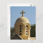 エジプトのカイロにある古いコプト教会 ポストカード (正面/裏面)