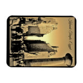 エジプトのカルナック寺院 マグネット (横)