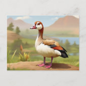 エジプトのガチョウ(水) ポストカード (正面)