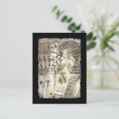 エジプトのキングトゥートファラオトゥタンカームンウォールアート ポストカード (スタンド正面)