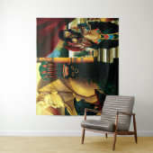 エジプトのクイーンキャットドラゴン タペストリー (インサイチュ)