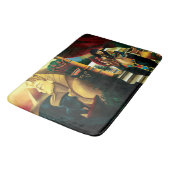 エジプトのクイーンキャットドラゴン バスマット (アングル)