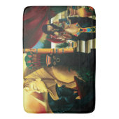 エジプトのクイーンキャットドラゴン バスマット (正面縦)