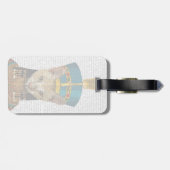 エジプトのクイーンキャット ラゲッジタグ (裏面横)