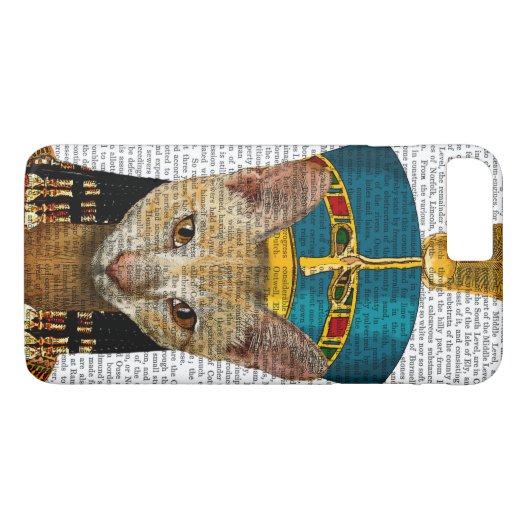 エジプトのクイーンキャット Case-Mate iPhoneケース (裏面(横))