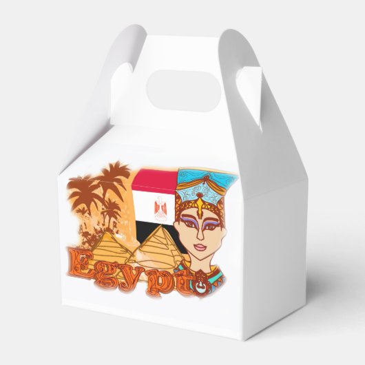 エジプトのクイーンクレオパトラの好意ボックス フェイバーボックス (正面サイド)