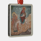 エジプトのクリスマスのオーナメントへの飛行 メタルオーナメント (右)