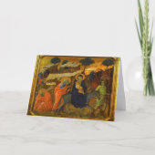 エジプトのクリスマスへの飛行 シーズンカード (正面)