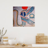 エジプトのコブラ神 ポスター (キッチン)