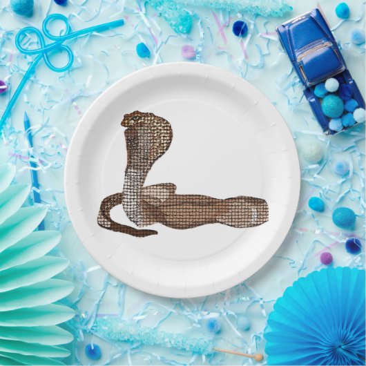 エジプトのコブラ(フードコブラ属のhaje) ペーパープレート (パーティー)